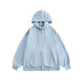 MANYSTON American hooded cardigan hoodie men's spring and autumn trendy brand 400g heavyweight couple suede jacket