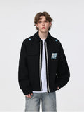 MANYSTON China-Chic American casual jacket Men's new high-class loose cotton jacket in spring and autumn