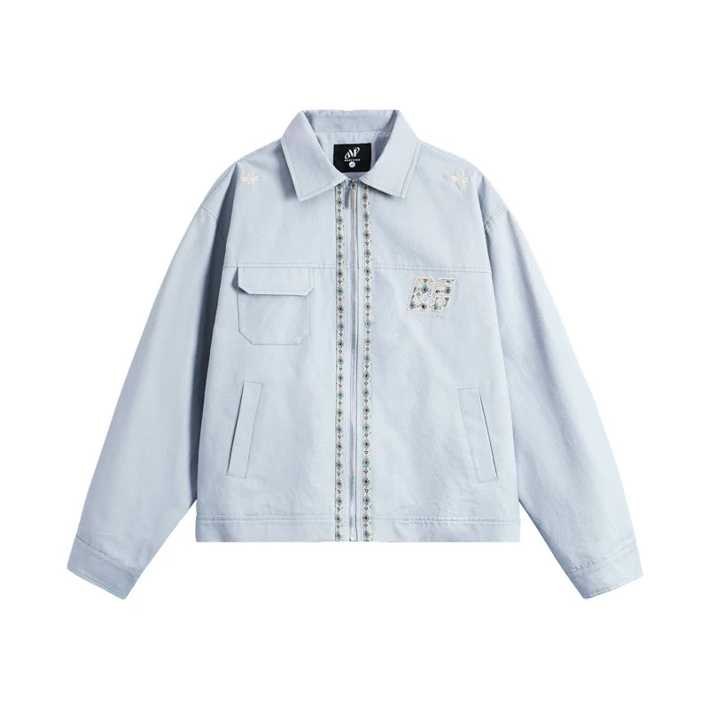 Manyston american high street youthcasualoutwearmen's spring autumfashionable brandcouppure cottonworkwearjacket
