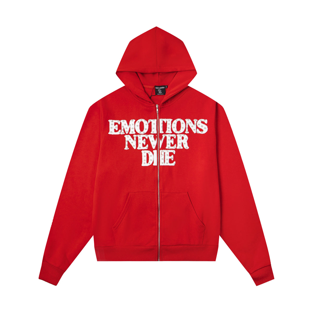 Cross border fashion new MIXEDEMOTION American street hip-hop pure cotton highly restored hooded sweatshirt