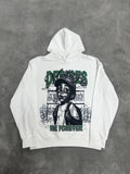 Cross border fashion VALE new retro hooded sweatshirt printed with American street hip-hop cotton versatile hooded sweatshirt