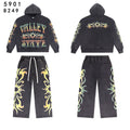 Vale Forever Valley letter logo print, trendy high street casual hooded sweatshirt pants set