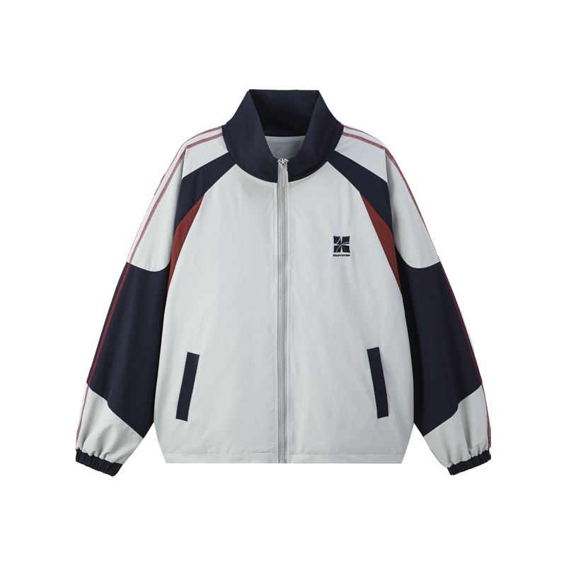 MANYSTON American standing collar baseball jacket for boys, spring high-end and cool casual sports jacket for men