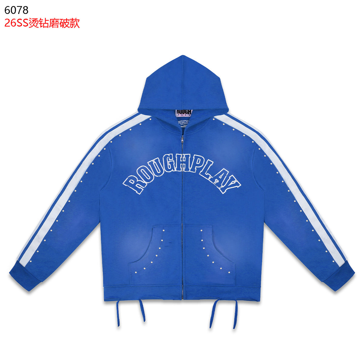 American High Street Rough Play Casual Retro Loose Hoodie Long Sleeve Hoodie Washed Letter Printed Hoodie