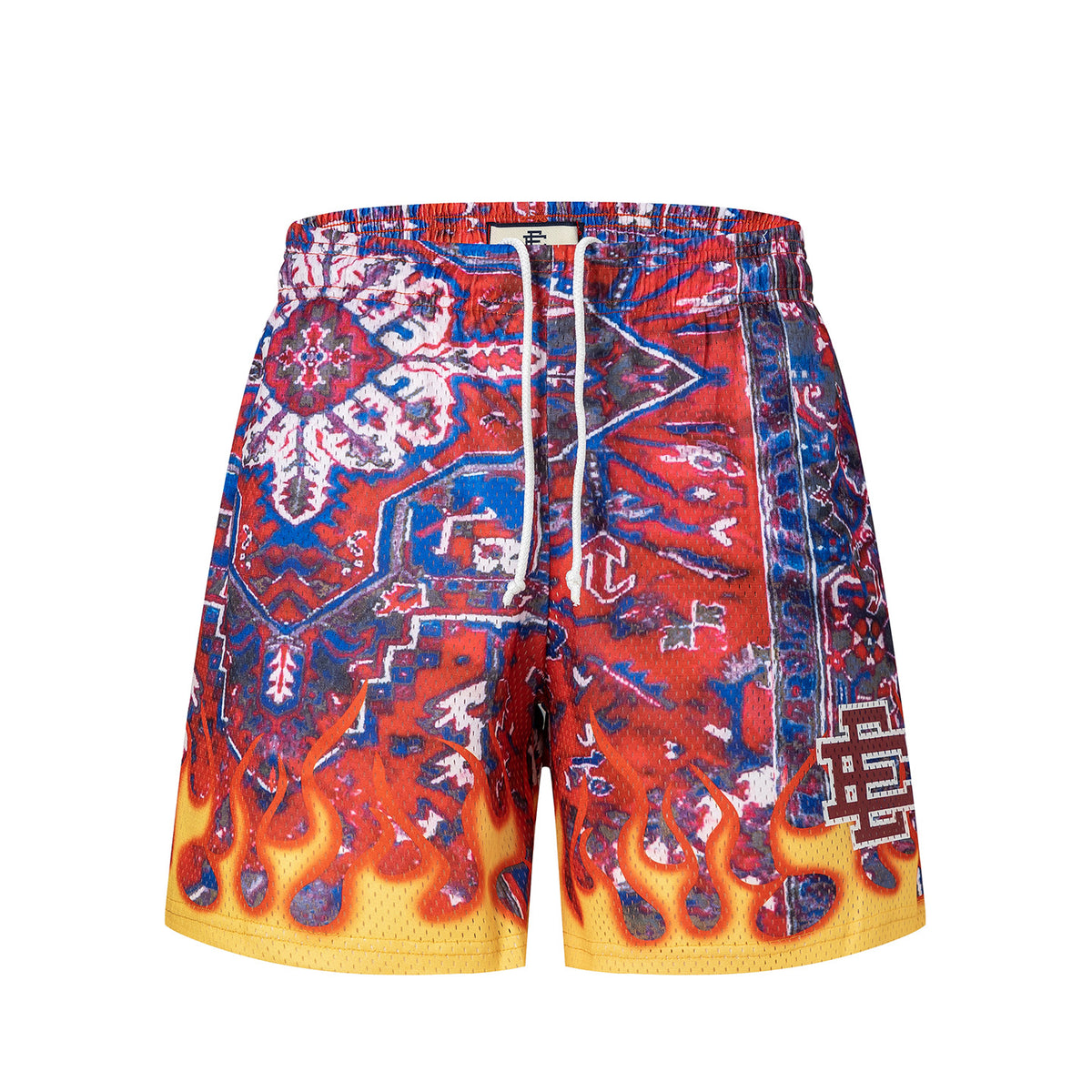 Cross border fashion Eric Emanuel's new American printed breathable, versatile and comfortable summer casual shorts