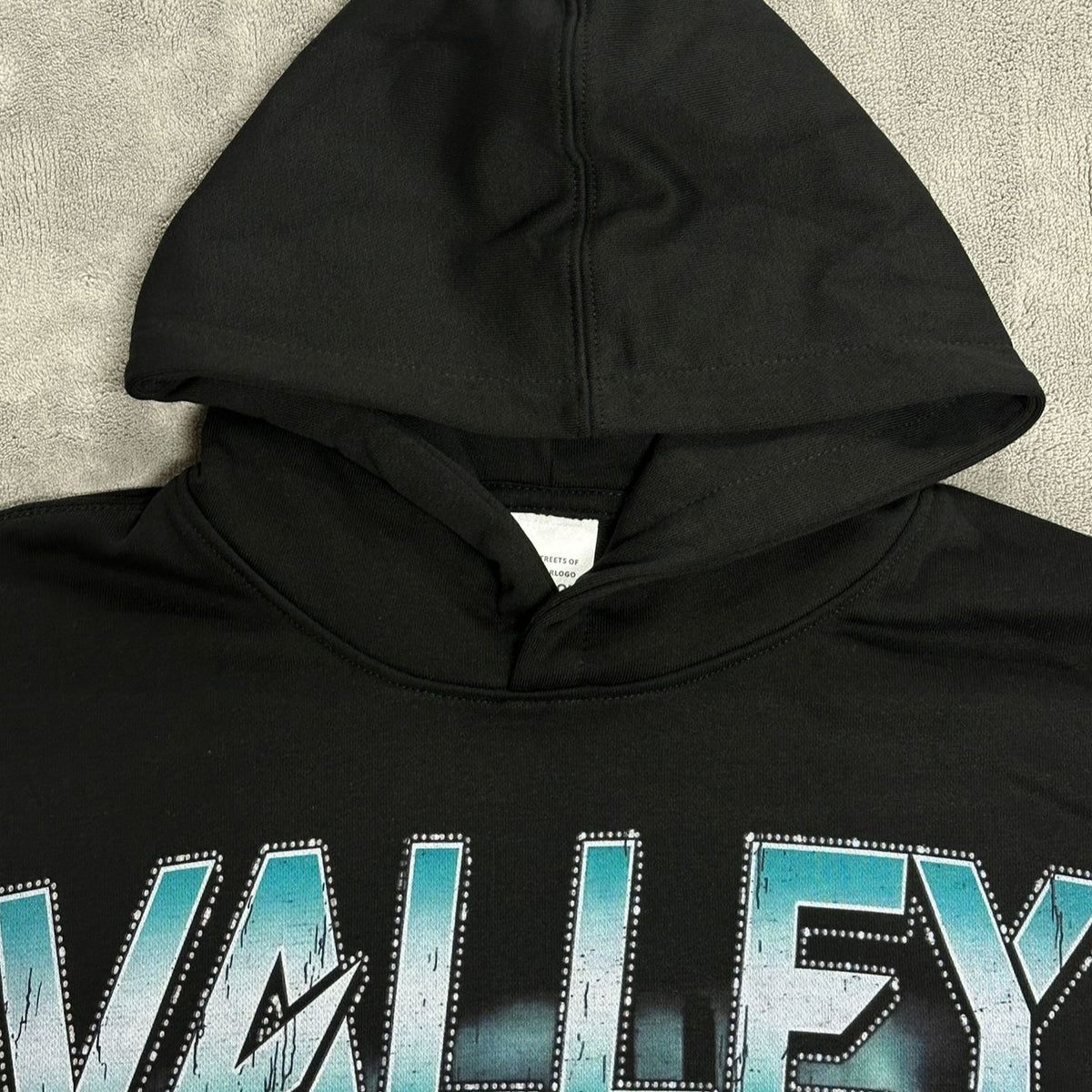 Cross border fashion VALE new retro hooded sweatshirt printed with American street hip-hop cotton versatile hooded sweatshirt