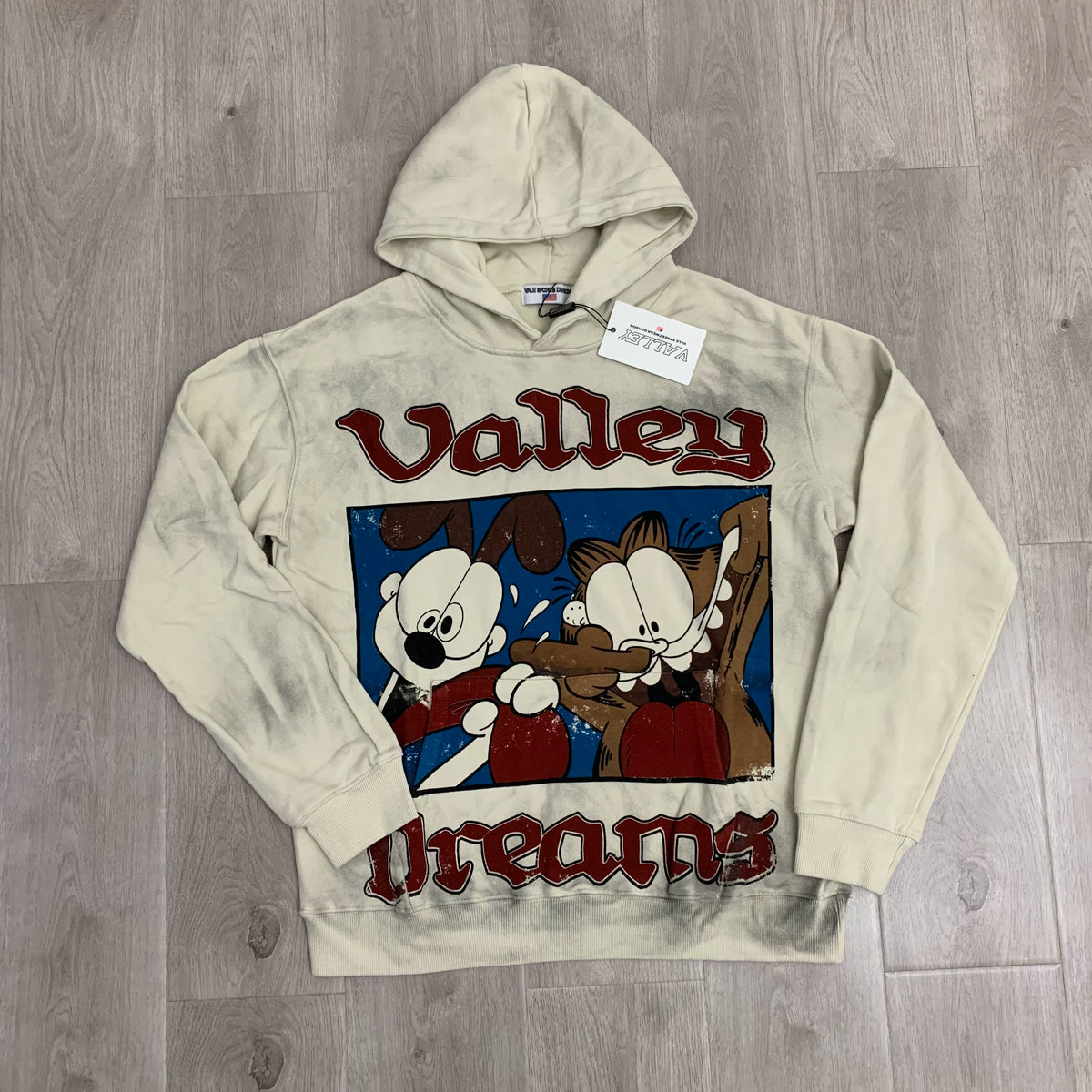 Vale Forever Hip Hop Vintage Printed High Street Trendy Casual Men's and Women's Fashion Hoodie for Foreign Trade Beauty