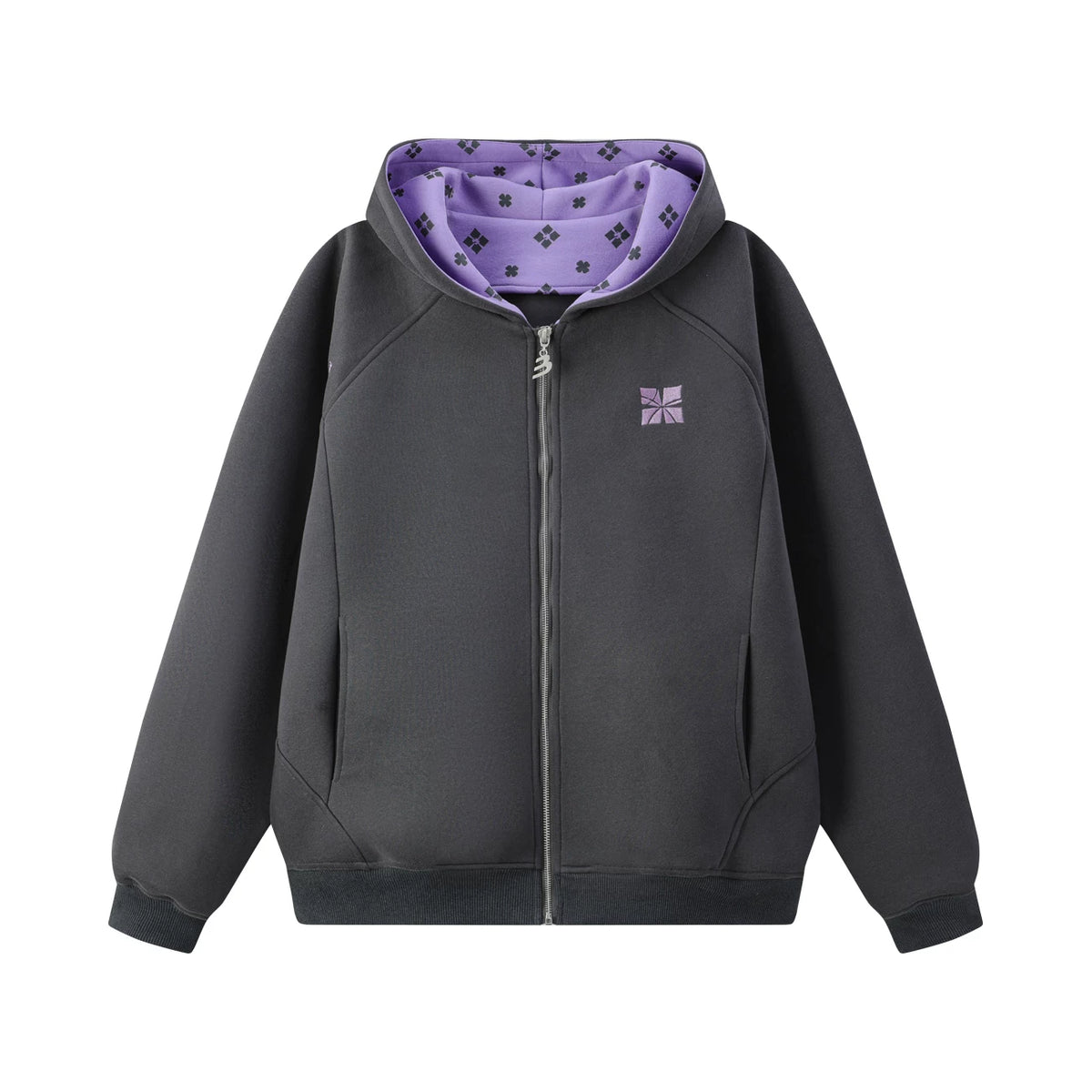 Hao Yiran's MANYSTON American style hooded jacket for spring and autumn couples, loose casual cardigan jacket