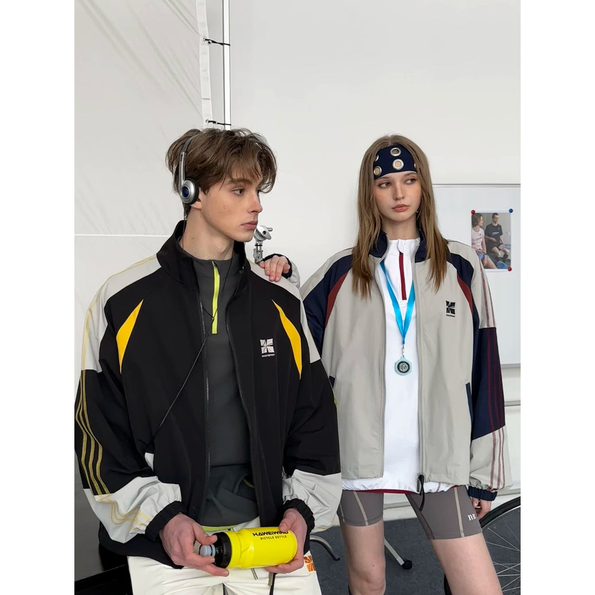 MANYSTON American standing collar baseball jacket for boys, spring high-end and cool casual sports jacket for men