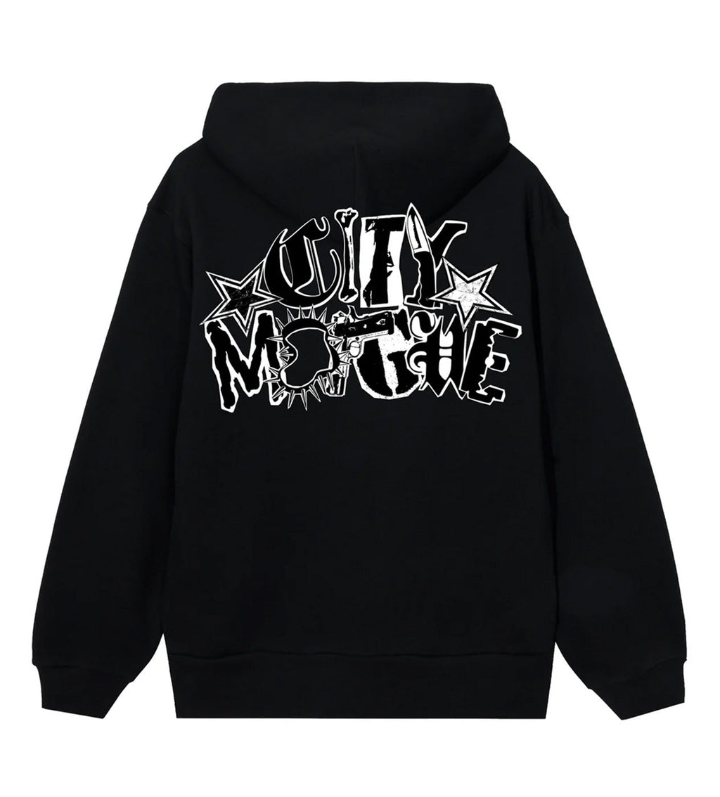 Revenge Arch Logo Claw Hoodie Black/White