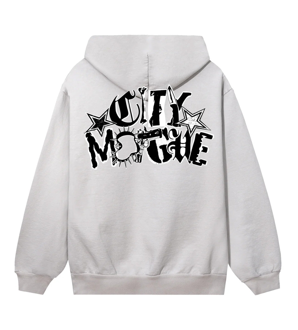 Revenge Arch Logo Claw Hoodie Cement/Red