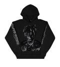Revenge Graphite Portrait Hoodie Black