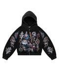 Righteous Risen King Zip Up Hoodie Black