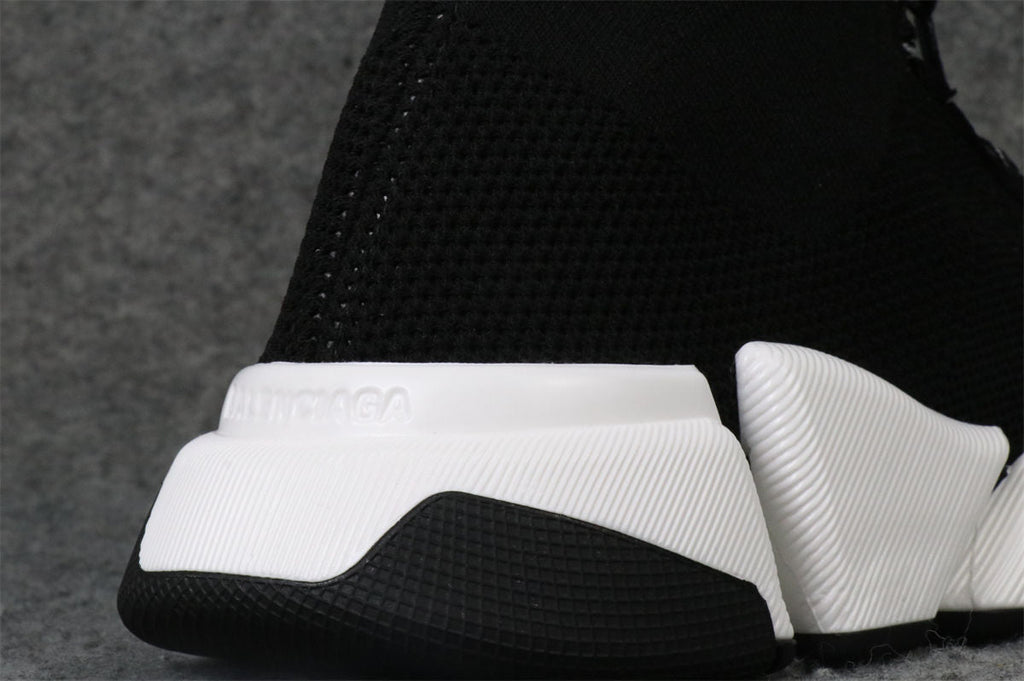 Balenciaga Speed 2.0 Lace-Up Sneaker 'Black White'