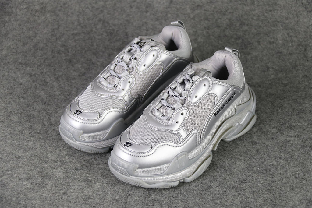 Balenciaga Triple S Sneaker 'Silver Metallic'