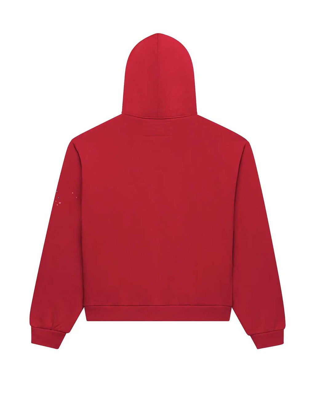 Sp5der Angel Number Zip Up Hoodie Merlot
