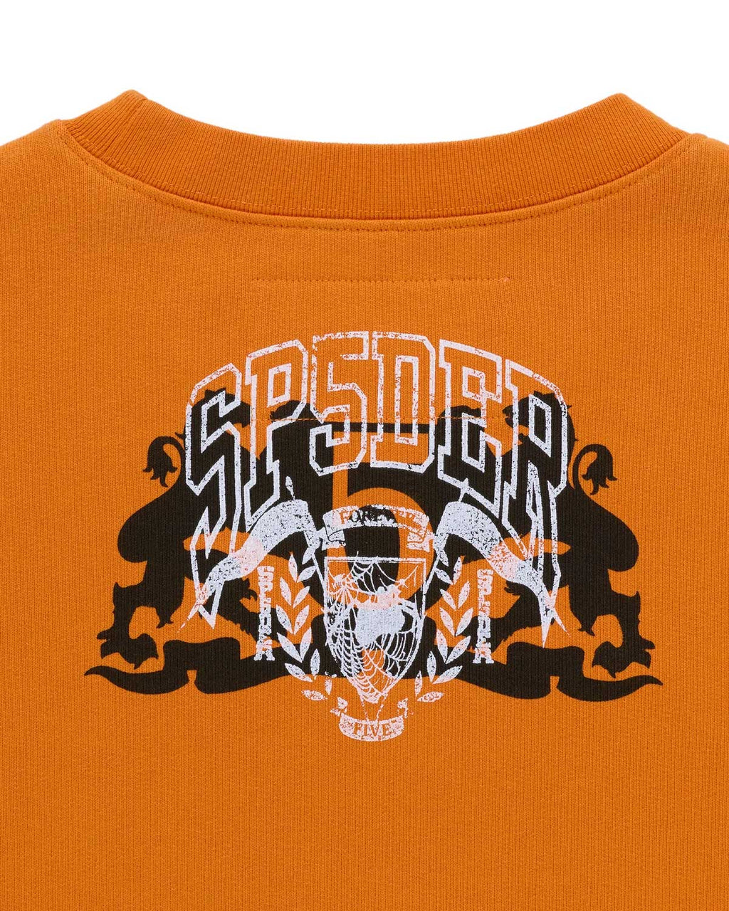 Sp5der Aranea Crewneck Burnt Orange