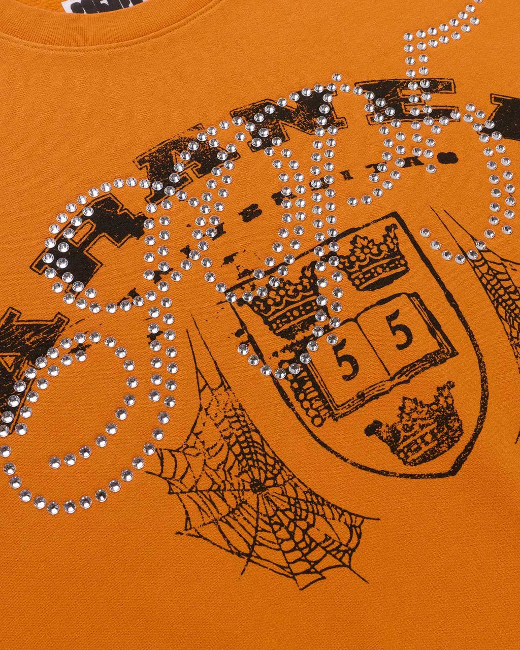 Sp5der Aranea Crewneck Burnt Orange