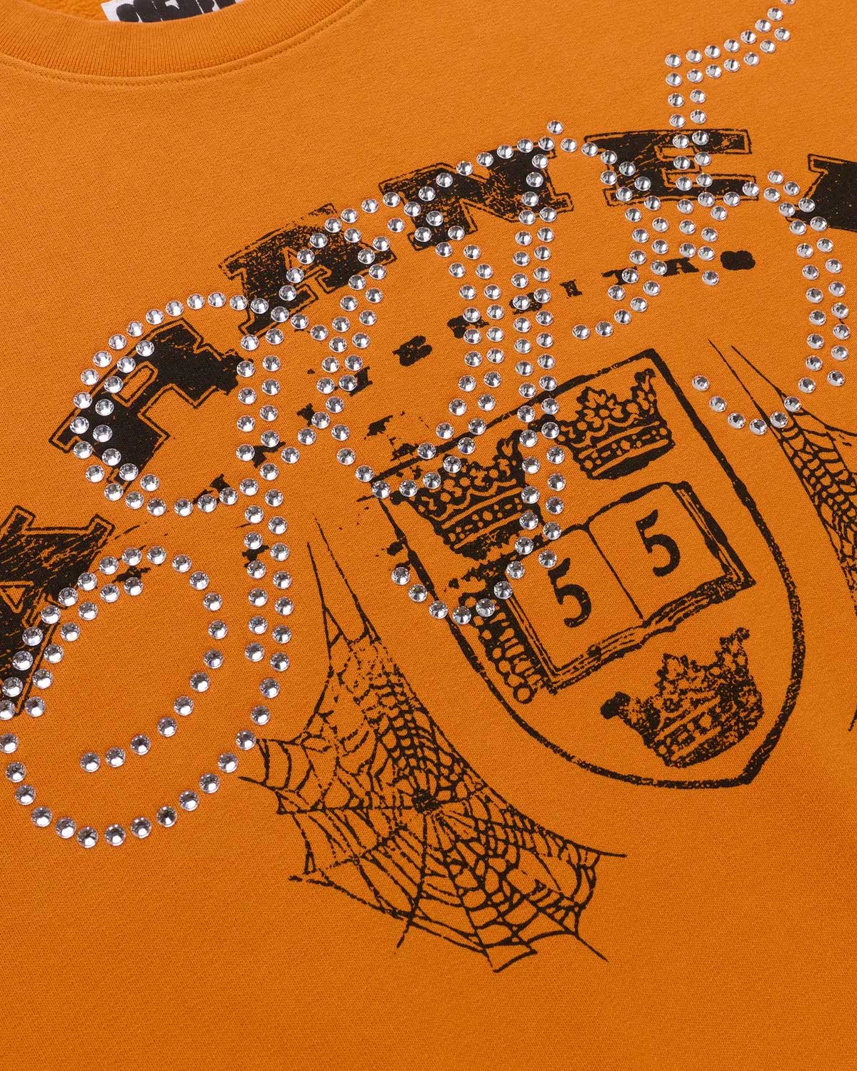 Sp5der Aranea Crewneck Burnt Orange