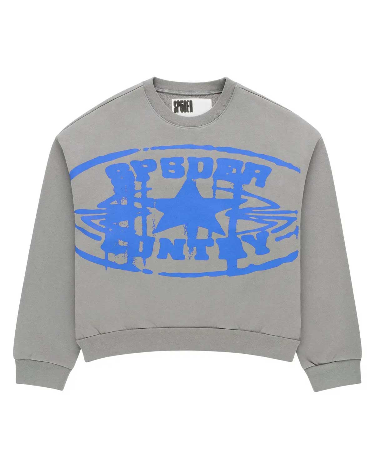 Sp5der Baby Slate Cuntry Crewneck Grey