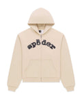 Sp5der OG Logo Mixed Stone Hoodie Cream
