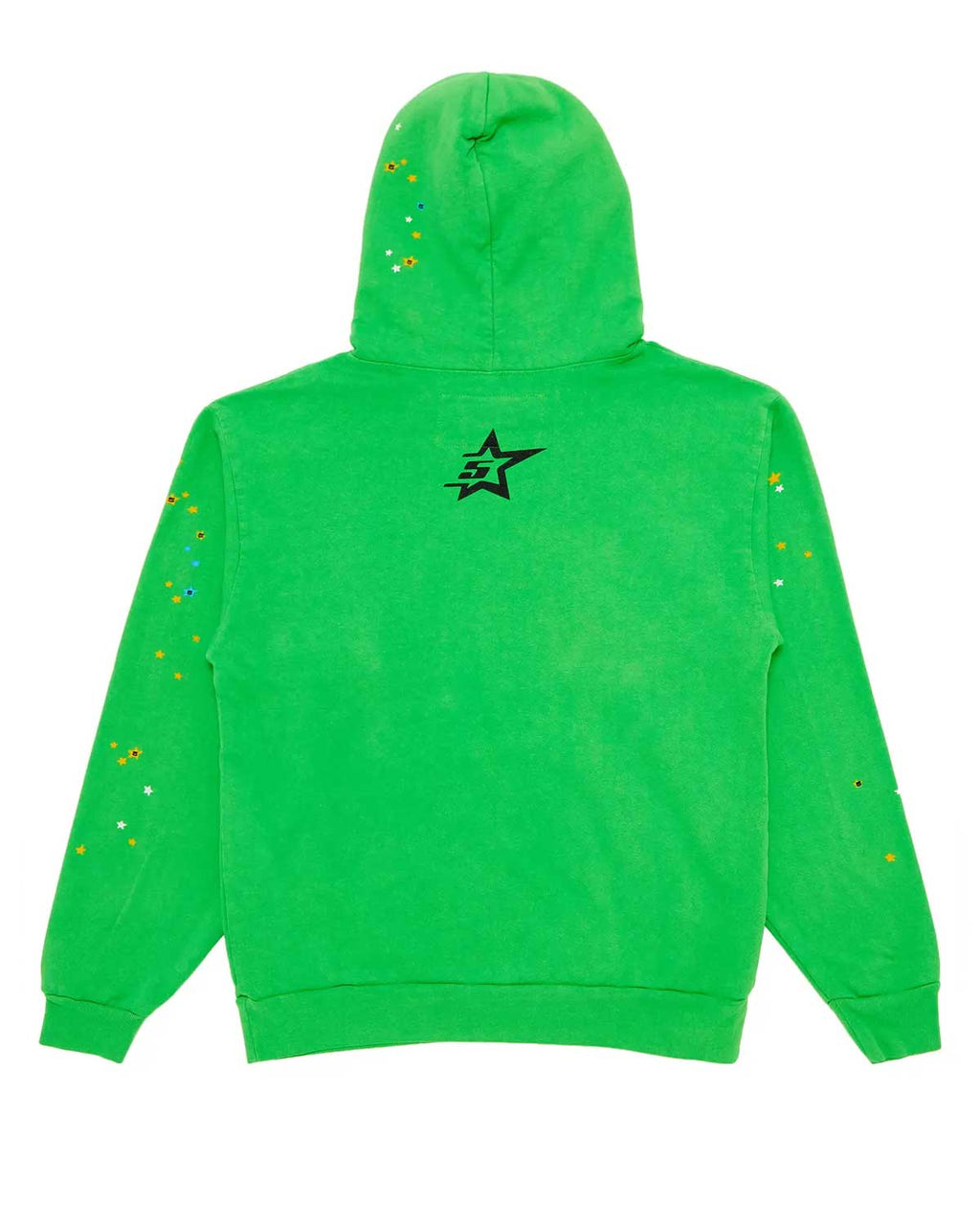Sp5der P*nk Hoodie V2 Rhinestone Slime Green