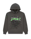 Sp5der P*nk V1 Hoodie Slate Grey