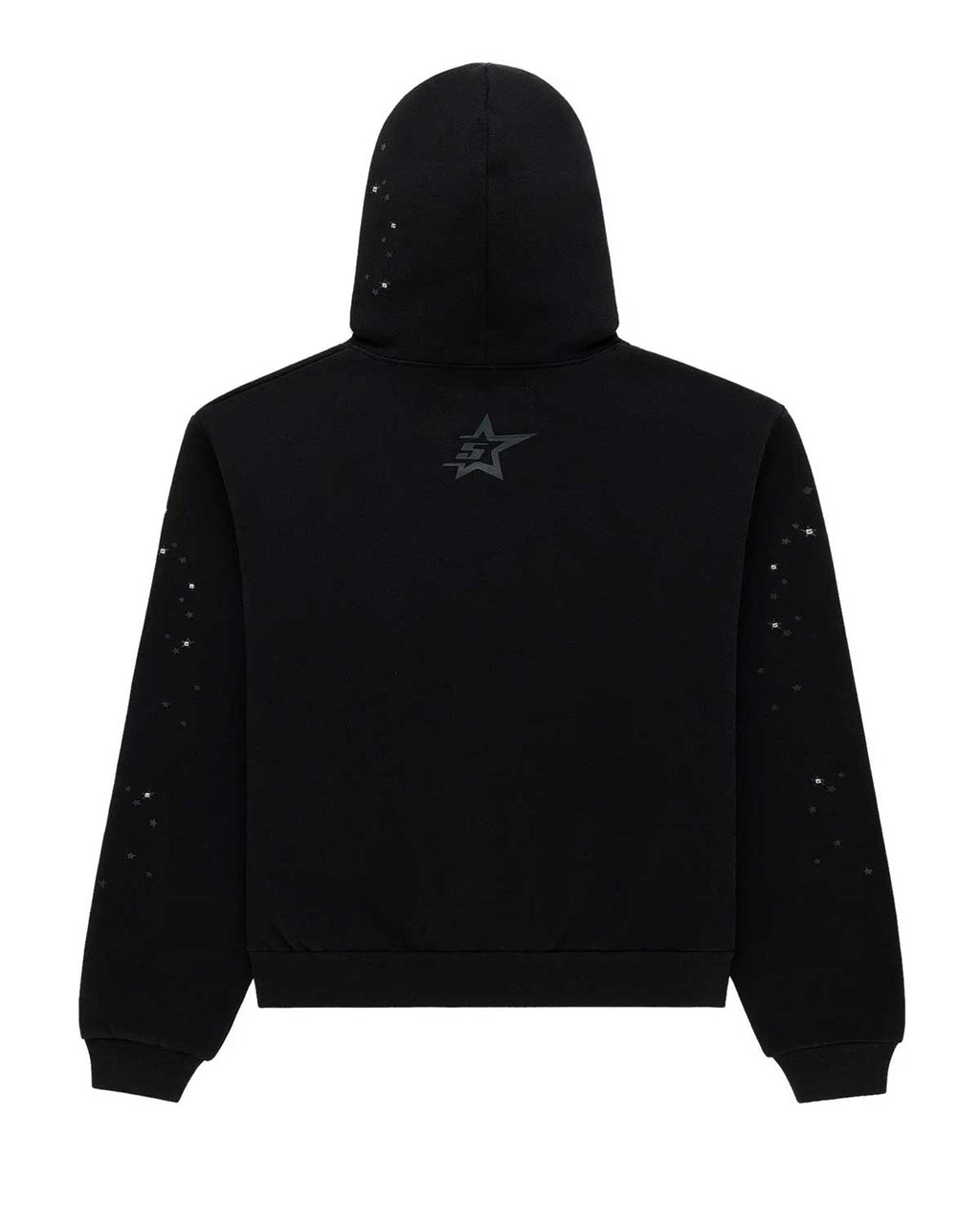 Sp5der P*nk V2 Rhinestone Hoodie Black