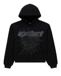 Sp5der P*nk V2 Rhinestone Hoodie Black