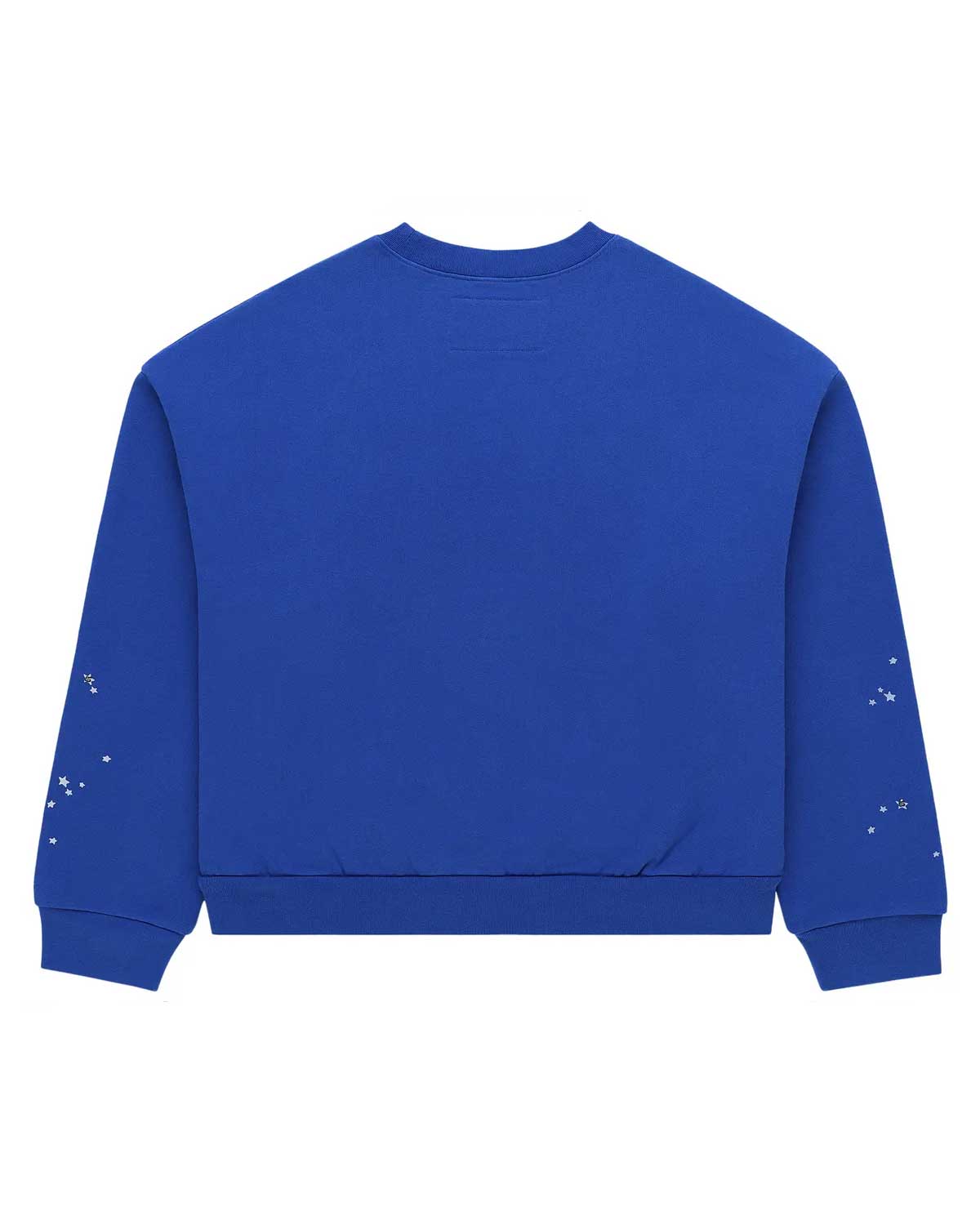 Sp5der Varsity Web Crewneck Blue