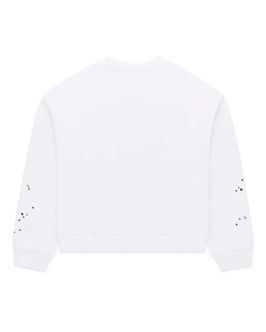 Sp5der Varsity Web Crewneck White