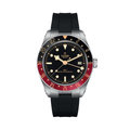 Black Bay 58 GMT 39mm - Black on Rubber Strap