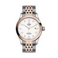 1926 Rose Gold Two-Tone 28mm - White, Diamond-Set on Bracelet
