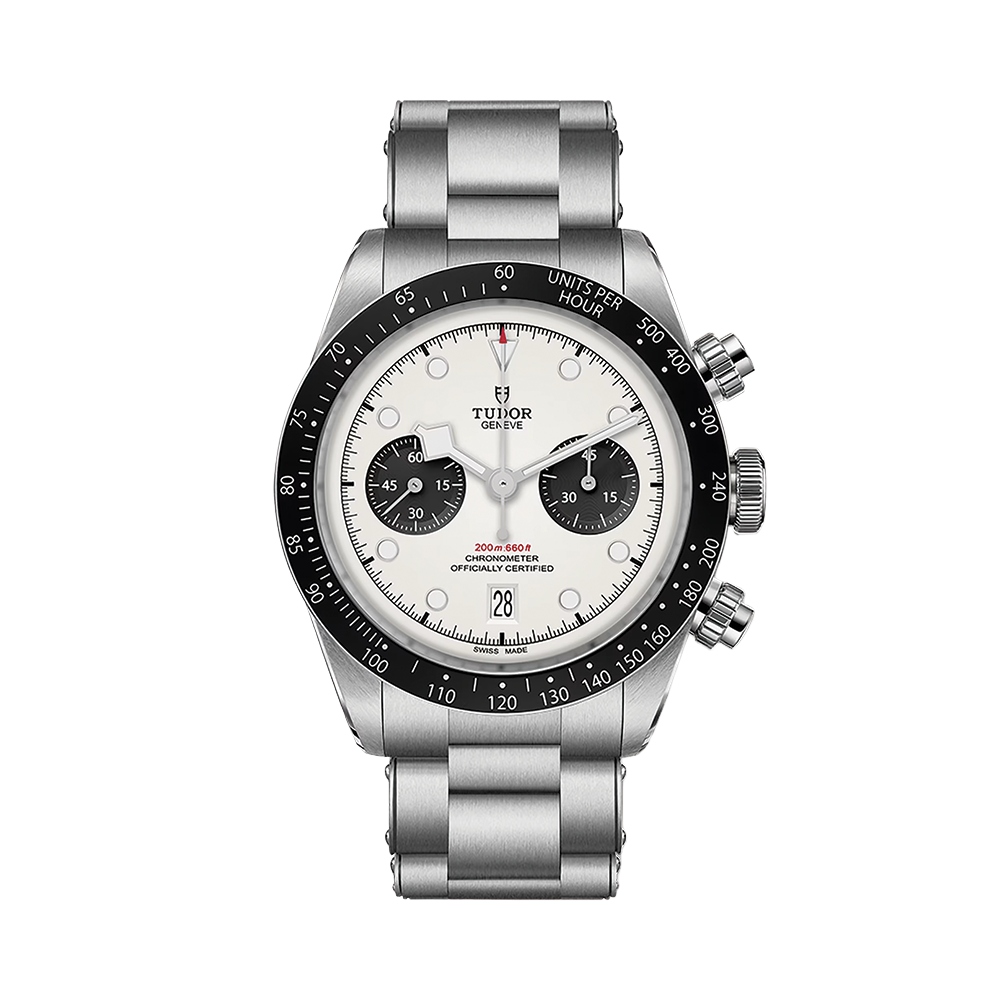Black Bay Chrono 41mm - Opaline on 3-Link Bracelet