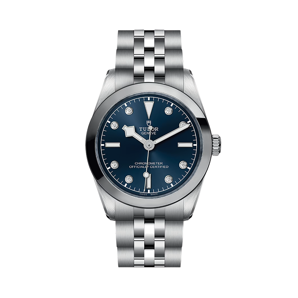 Black Bay One 31mm - Blue, Diamond-Set on Bracelet
