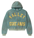 Vale Forever Bank Zip Up Hoodie Green