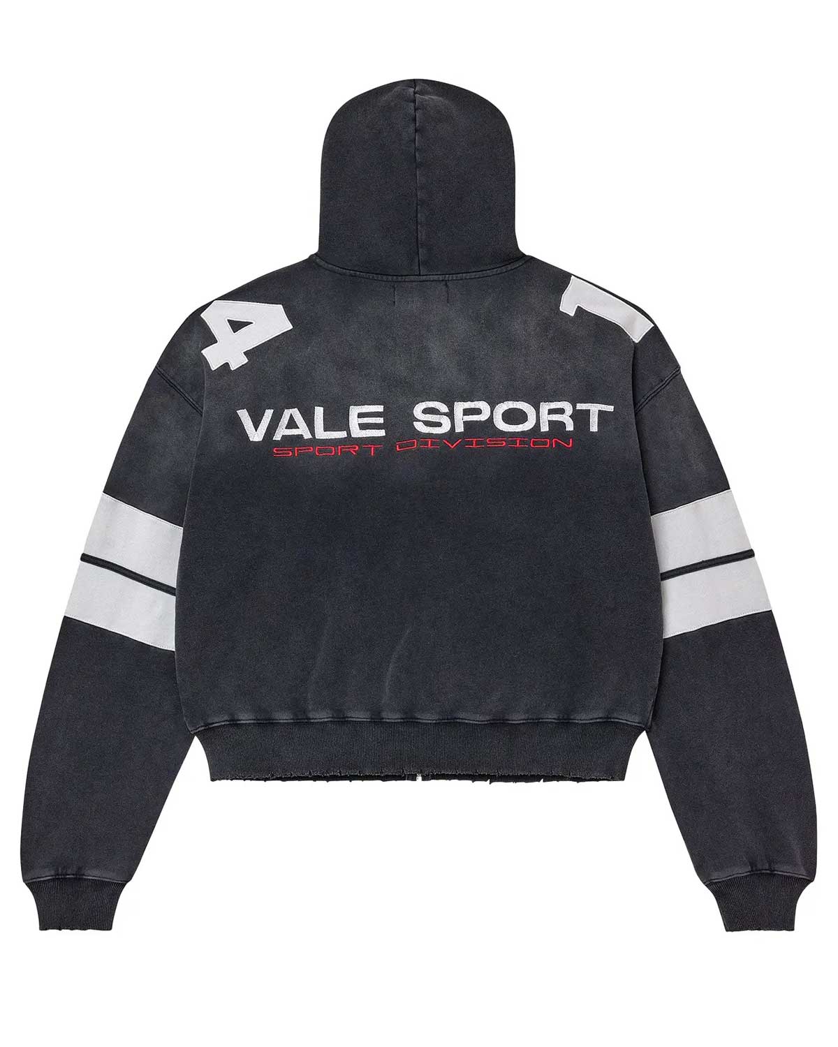 Vale Forever Jerzee Zip Up Hoodie Black