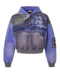 Vale Forever Queen Zip Up Hoodie Blue