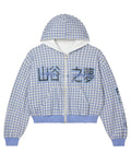 Vale Forever Reverso Thermal Zip Up Hoodie Blue