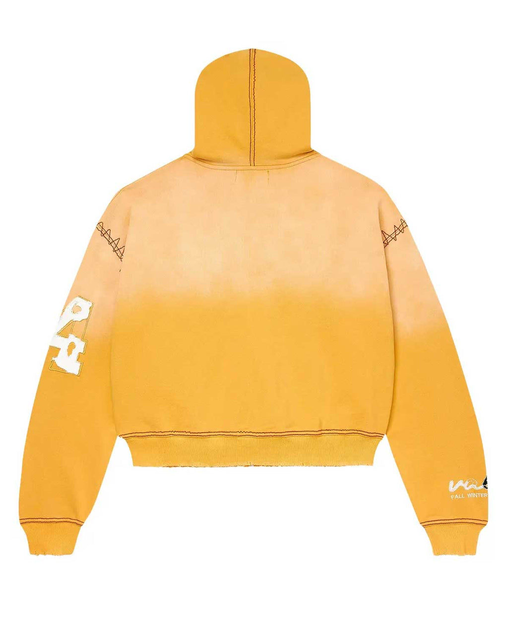 Vale Forever Sunny Zip Up Hoodie Yellow