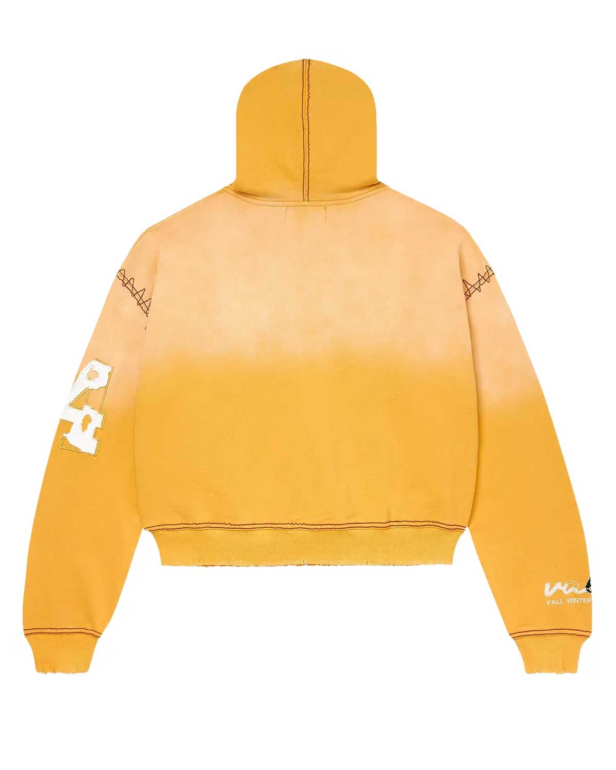 Vale Forever Sunny Zip Up Hoodie Yellow