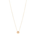 18K Rose Gold Diamond Extrait de Camélia Pendant Necklace