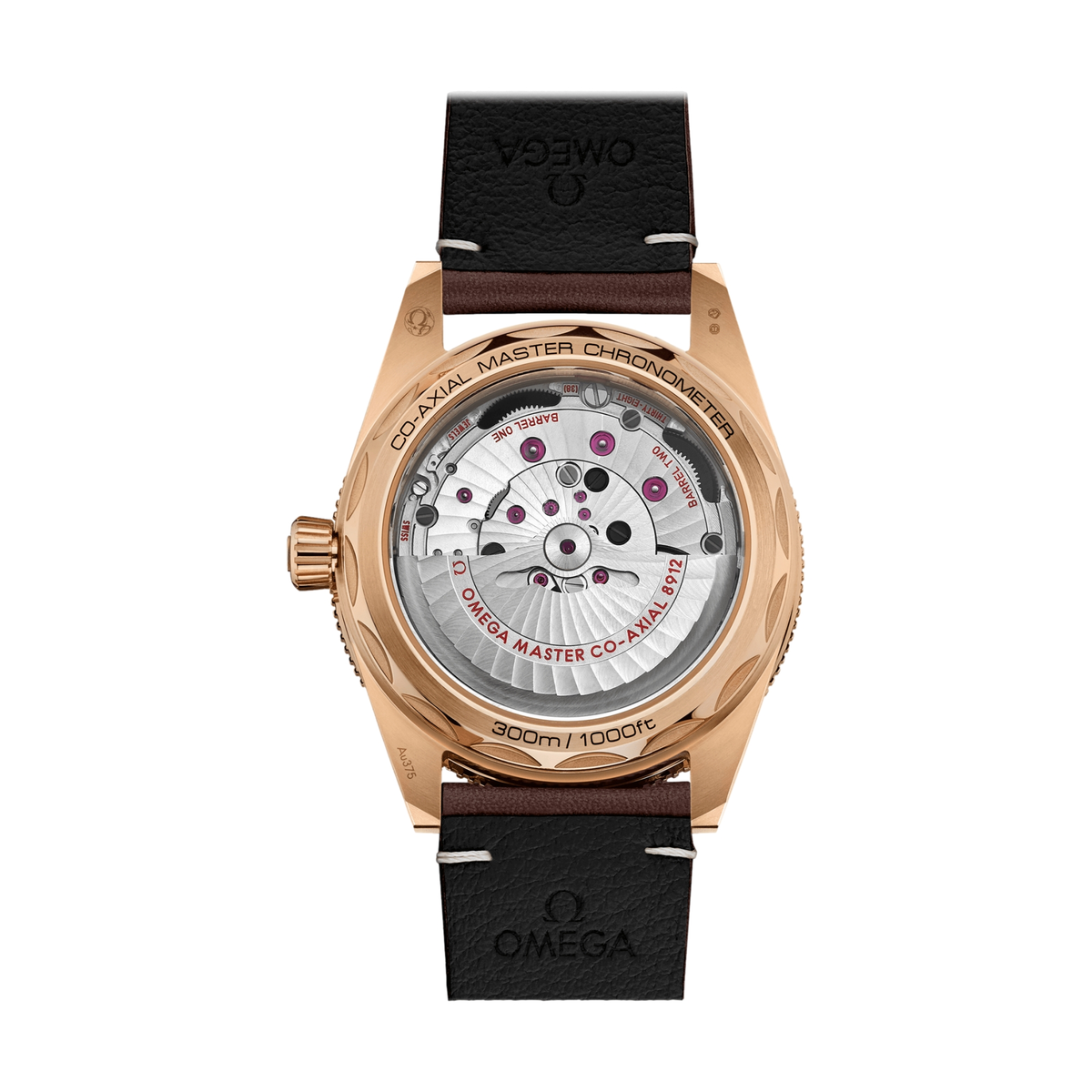 Seamaster 300 Bronze Gold 41mm - Brown on Leather Strap