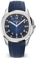 Patek Philippe Aquanaut White Gold - Blue Embossed Dial - Ref# 5168G-001