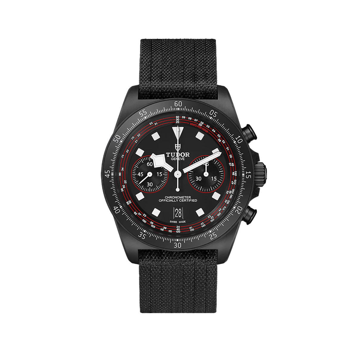 Pelagos FXD Chrono Carbon Composite 43mm - Black on Fabric Strap