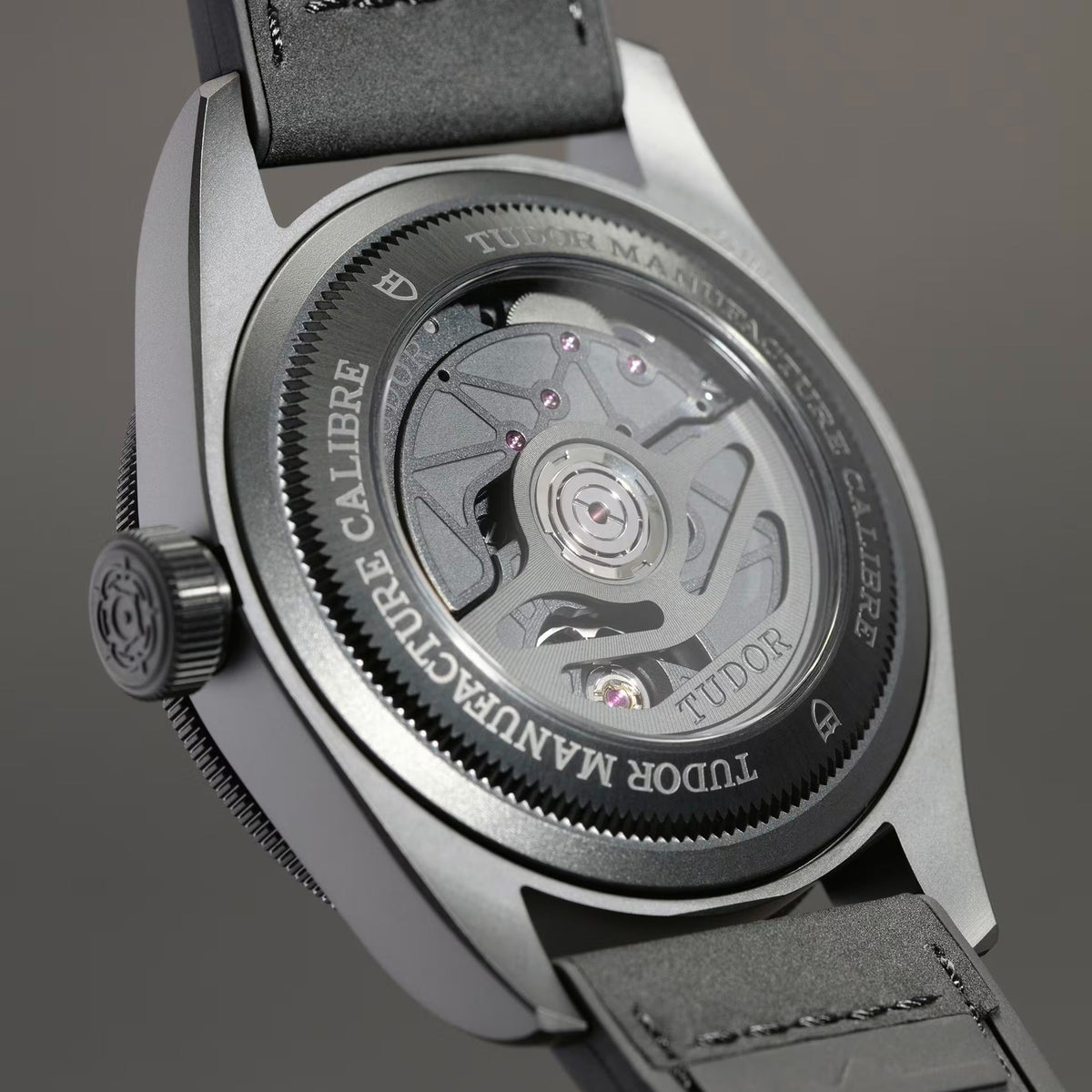 Black Bay Ceramic 41mm - Black on Hybrid Leather/Rubber Strap w/ Extra Fabric Strap