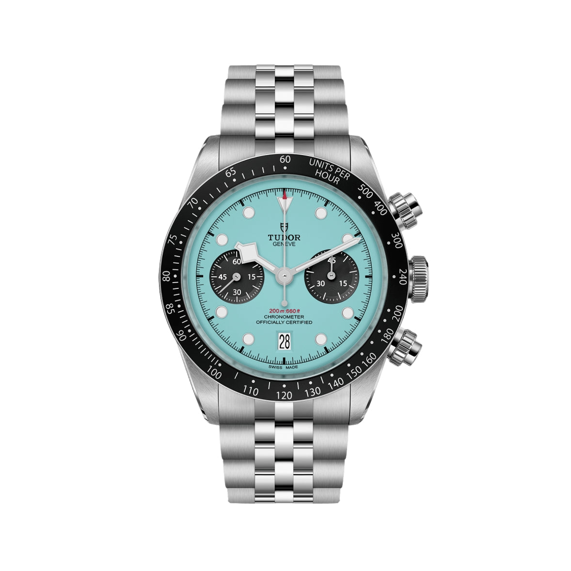 Black Bay Chrono 41mm - Turquoise on Bracelet