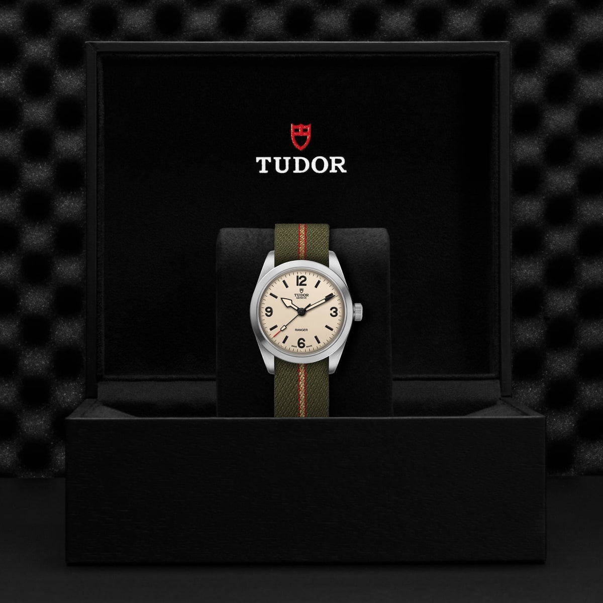 Ranger 36mm - Beige on Fabric Strap