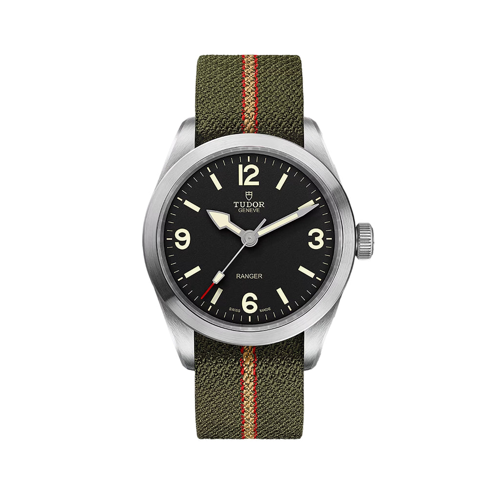 Ranger 39mm - Black on Fabric Strap