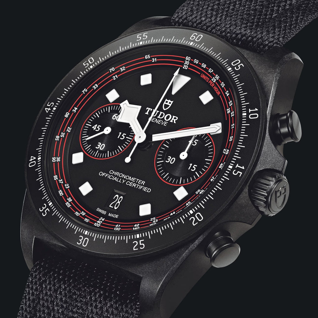 Pelagos FXD Chrono Carbon Composite 43mm - Black on Fabric Strap